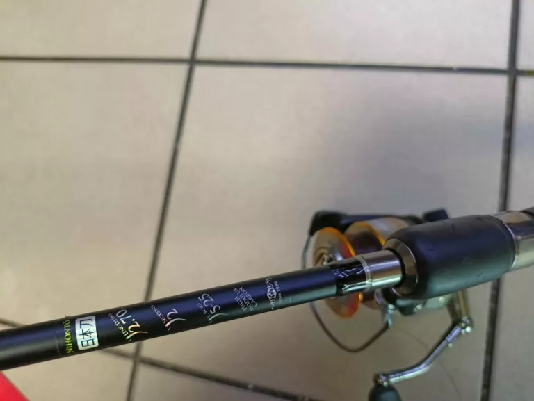 WĘDKA MIKADO NIHONTO MEDIUM SPIN 270 + KOŁOWROTEK JAXON GEAR RATIO 5:2:1