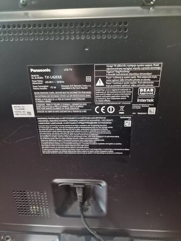 PANASONIC TX-L42E64