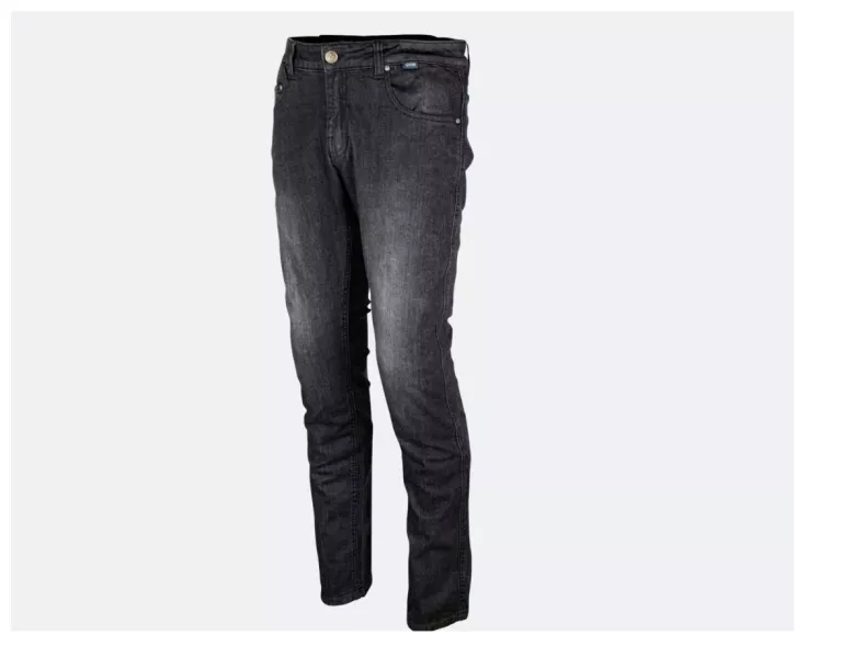 JEANSY MOTOCYKLOWE GMS COBRA CZARNEE 46/32