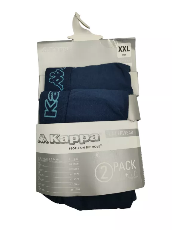 BOKSERKI KAPPA MĘSKIE 2-PACK XXL