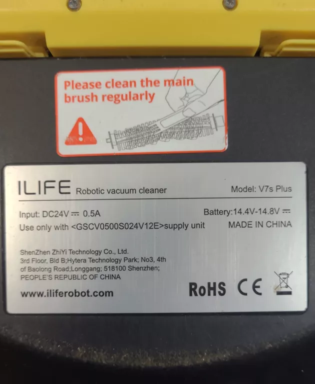 ROBOT SPRZĄTAJĄCY ILIFE V7S PLUS + ZASILACZ