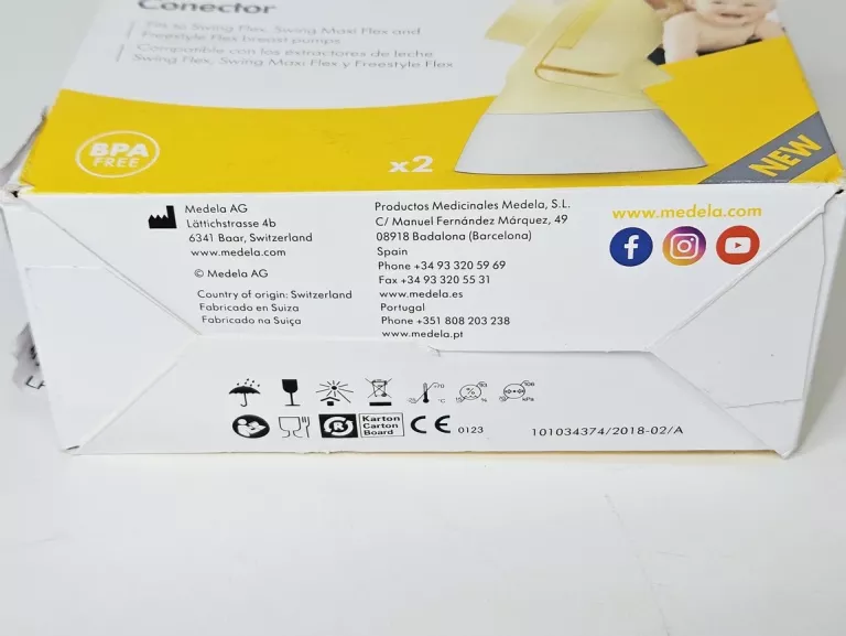 MEDELA KONEKTOR DO LAKTATORA 2 SZTUKI PERSONALFIT FLEX