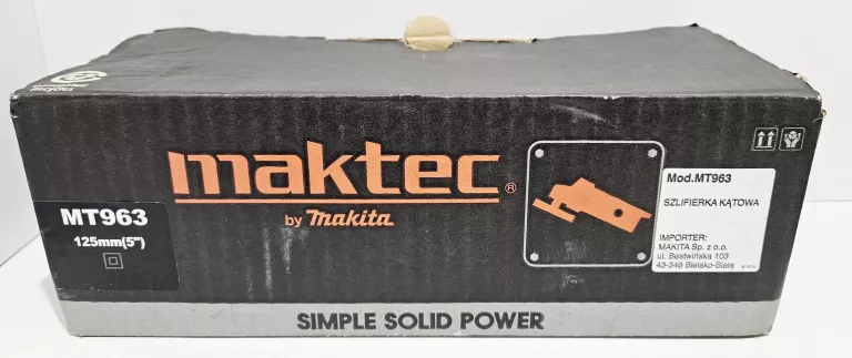 SZLIFIERKA KĄTOWA MAKTEC