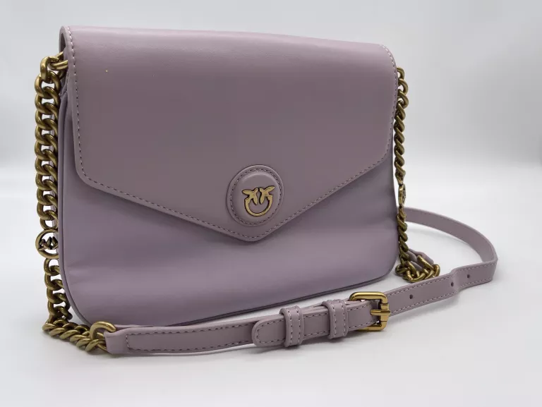 TOREBKA KOPERTÓWKA PINKO GATE TWINS RECYCLED NYLON LILIOWA