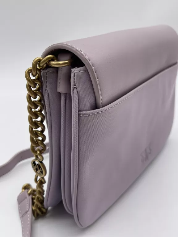 TOREBKA KOPERTÓWKA PINKO GATE TWINS RECYCLED NYLON LILIOWA