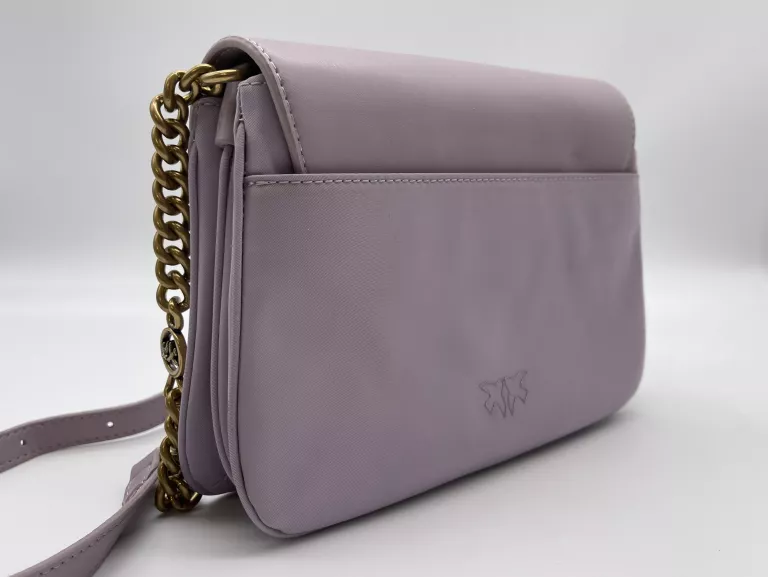 TOREBKA KOPERTÓWKA PINKO GATE TWINS RECYCLED NYLON LILIOWA
