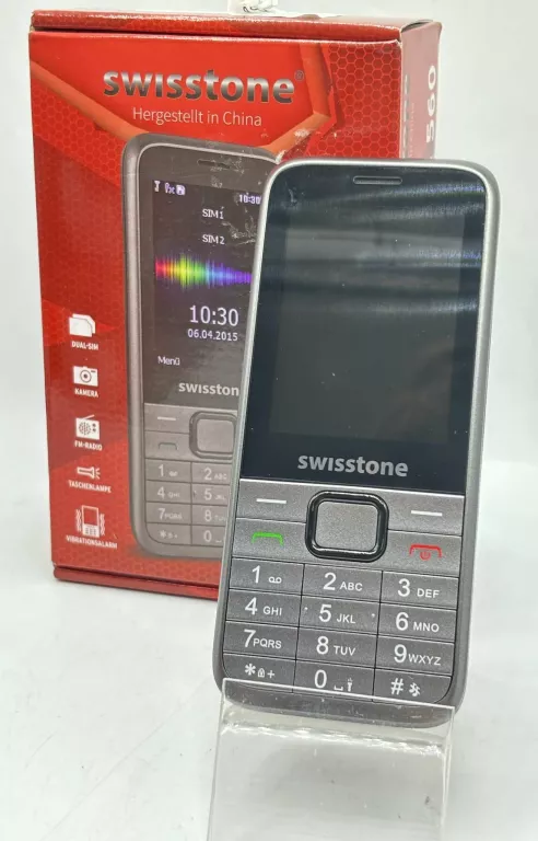 SWISSTONE SC 560 TASTENHANDY MOBILTELEFON 2,4 BRAK POLSKIEGO MENU
