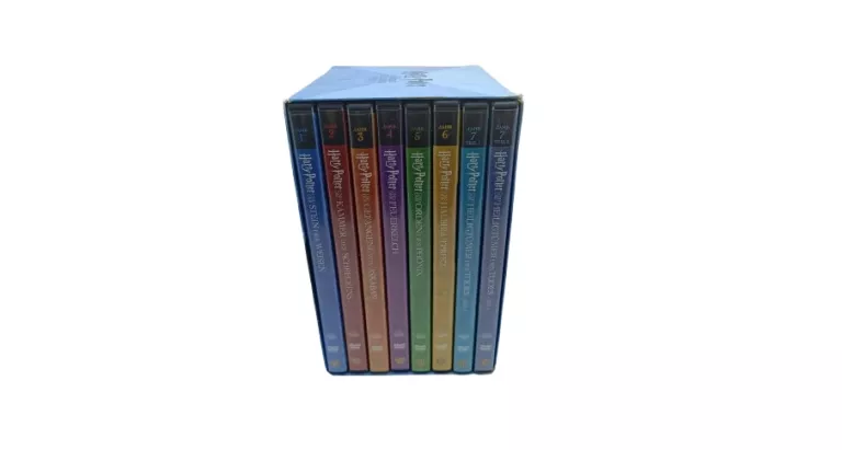 ZESTAW FILMÓW DVD HARRY POTTER 8 CZĘŚCI ANGIELSKI NIEMIECKI
