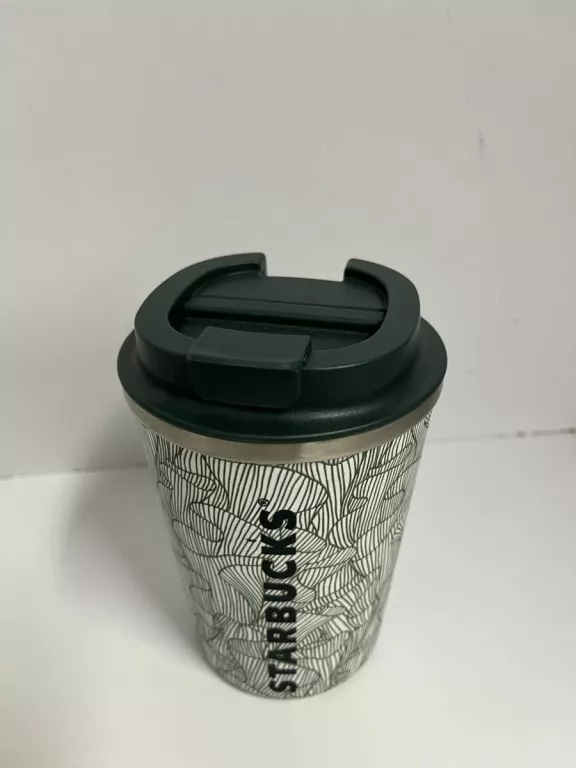 KUBEK TERMICZNY STARBUCKS ZIELONO BIAŁY