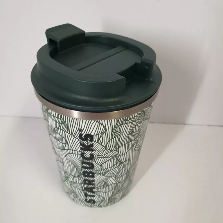 KUBEK TERMICZNY STARBUCKS ZIELONO BIAŁY