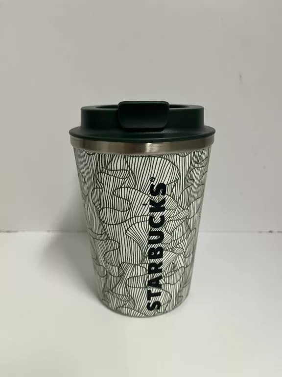 KUBEK TERMICZNY STARBUCKS ZIELONO BIAŁY
