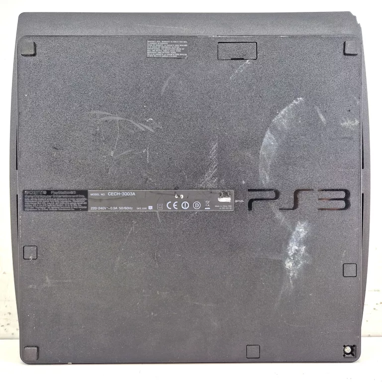 KONSOLA SONY PS3 CECH-3003A B/N USZKODZONA OBUDOWA