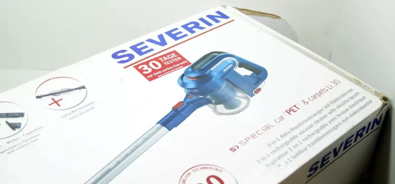 BEZPRZEWODOWY ODKURZACZ PIONOWY SEVERIN SPECIAL ACTION LI 30 HV 7160