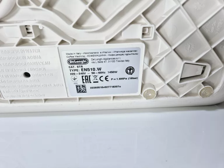 EKSPRES DELONGHI NESPRESSO LATTISSIMA ONE EN510 EN510.W #OPIS