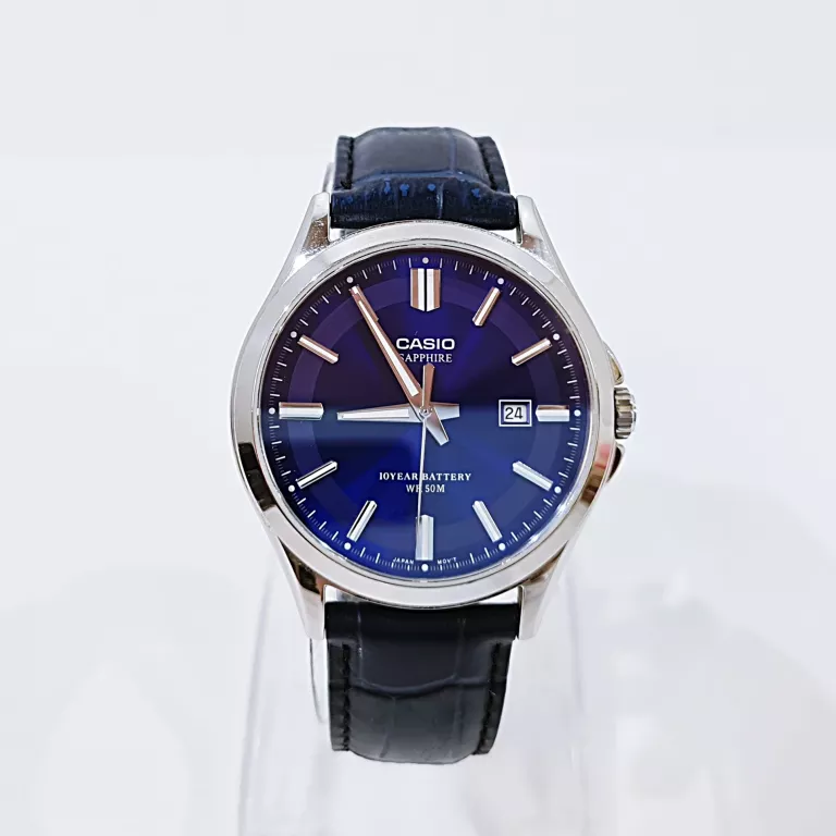 ZEGAREK CASIO MTS-100 SZAFIROWE SZKIEŁKO