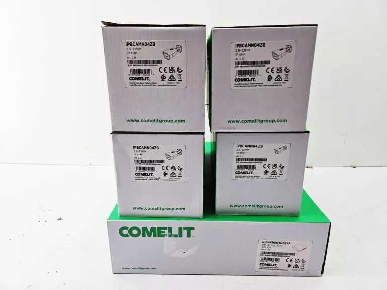 ZESTAW MONITORING COMELIT + 4 KAMER IP ZESTAW