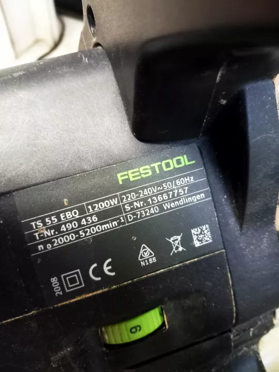 FESTOOL PILARKO ZAGŁĘBIARKA FESTOOL TS 55 EBQ