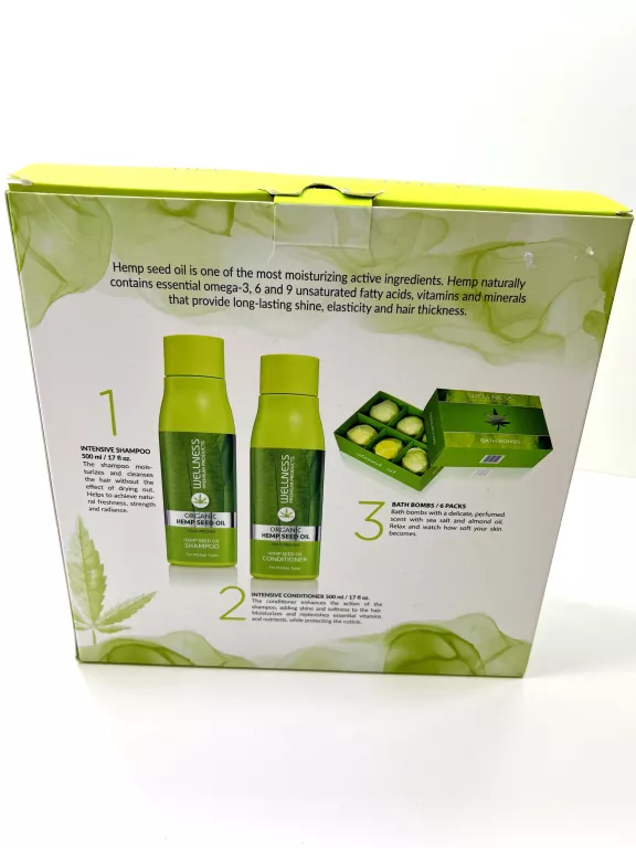 WELLNESS ZESTAW SZAMPON ODŻYWKA KULE DO KĄPIELI