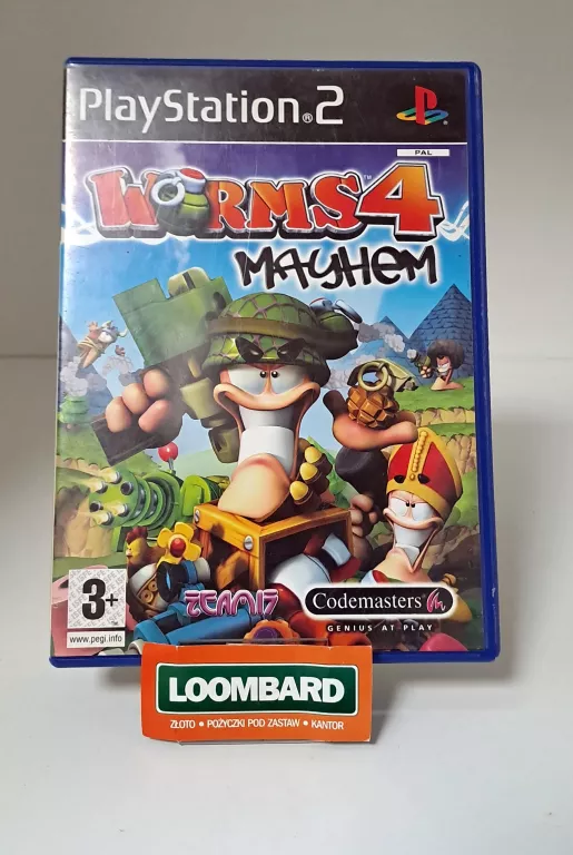 GRA PS2 WORMS 4 MAYHEM