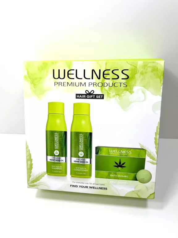 WELLNESS ZESTAW SZAMPON ODŻYWKA KULE DO KĄPIELI