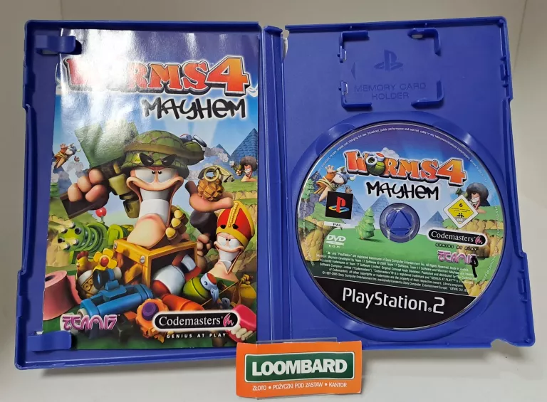 GRA PS2 WORMS 4 MAYHEM