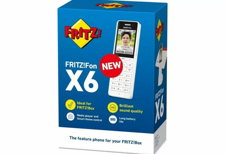 TELEFON AVM FRITZ FON X6 DECT BIAŁY AUTOMATYCZNA SEKRETARKA STAN IDEAŁ