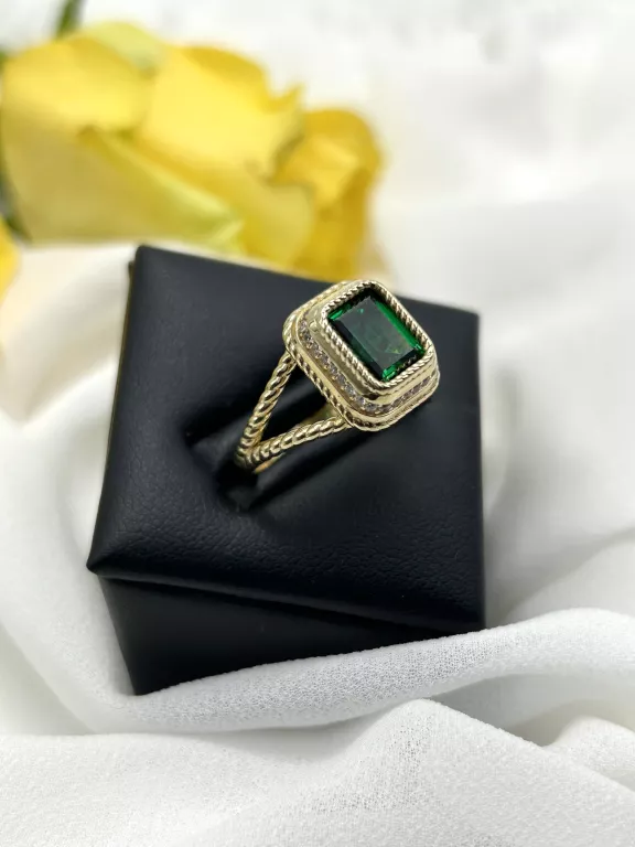 zloty-pierscionek-z-zielonym-kamieniem-585-512grozm-20-obroncow-wybrzeza-2a-gdansk