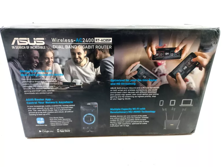 ROUTER ASUS RT-AC85P 802.11N DUAL BAND GIGABIT ROUTER GAMING OPTIMIERT