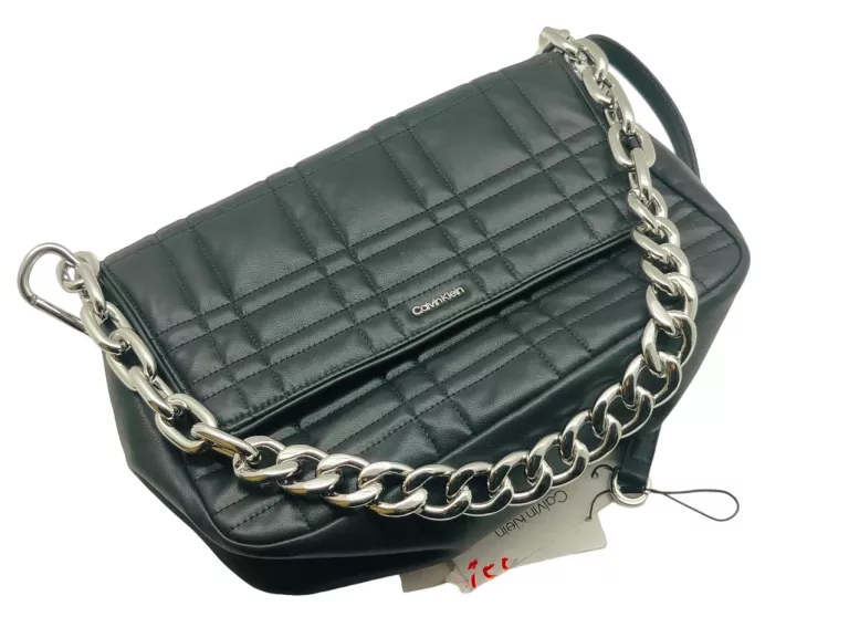 CALVIN KLEIN TOREBKA CK TOUCH SHOULDER BAG W/CHAIN K60K609634 CZARNA