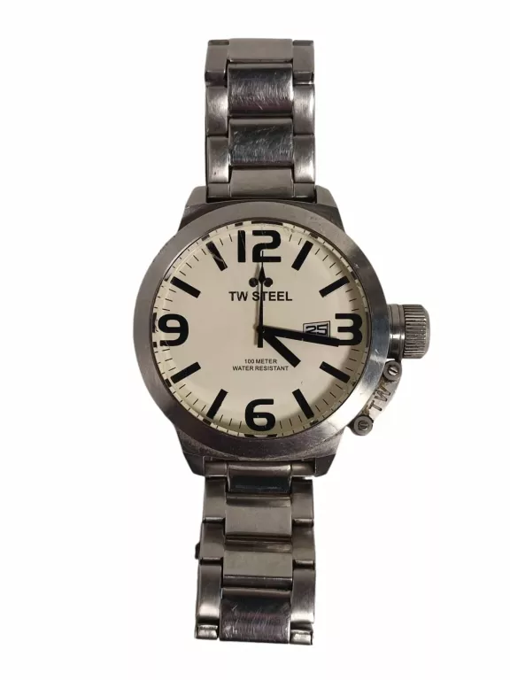 ZEGAREK MĘSKI TW STEEL TW21 SREBRNA BRANSOLETA
