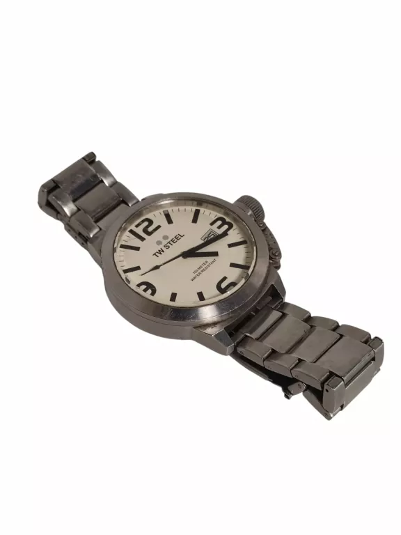 ZEGAREK MĘSKI TW STEEL TW21 SREBRNA BRANSOLETA