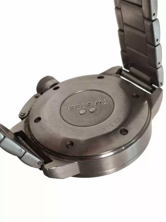 ZEGAREK MĘSKI TW STEEL TW21 SREBRNA BRANSOLETA