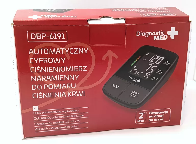 DIAGNOSIS CIŚNIENIOMIERZ CYFROWY DBP-6191