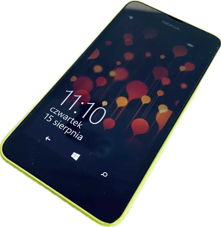 TELEFON NOKIA LUMIA 635 1 GB / 8 GB 3G ŻÓŁTY