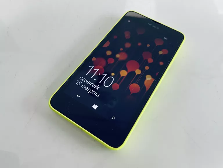 TELEFON NOKIA LUMIA 635 1 GB / 8 GB 3G ŻÓŁTY