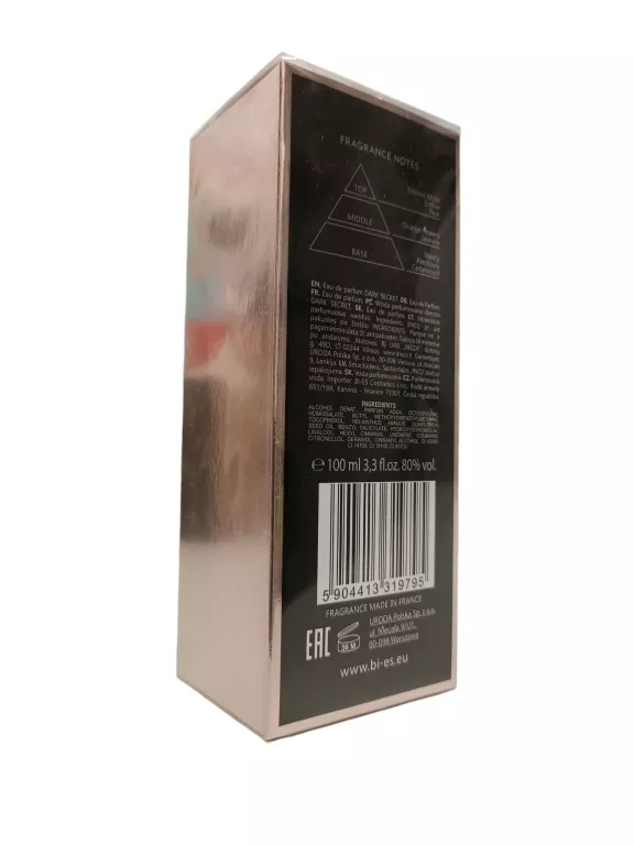 BI-ES DARK SECRET WODA PERFUMOWANA DAMSKA EDP 100ML