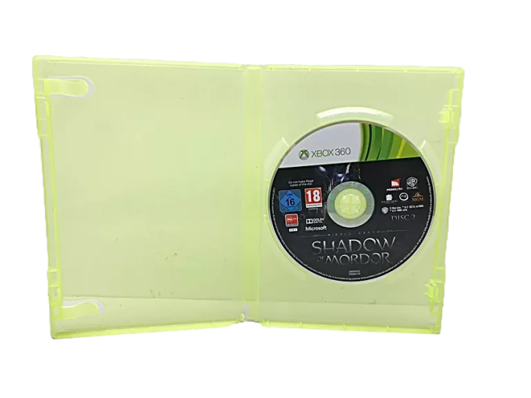 XBOX360 MIDDLE EARTH SHADOW OF MORDOR