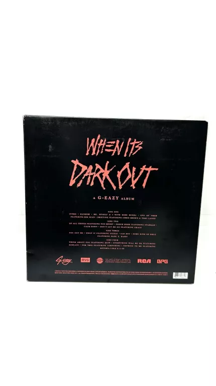 G-EAZY - WHEN IT'S DARK OUT WINYL