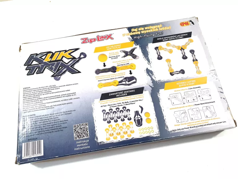 KLIK TRIX GOLD EDITION WYSTRZAŁOWE KLOCKI KONSTRUKCYJNE 6+ EPEE