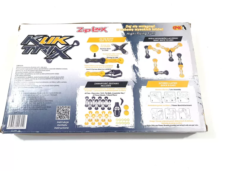KLIK TRIX GOLD EDITION WYSTRZAŁOWE KLOCKI KONSTRUKCYJNE 6+ EPEE