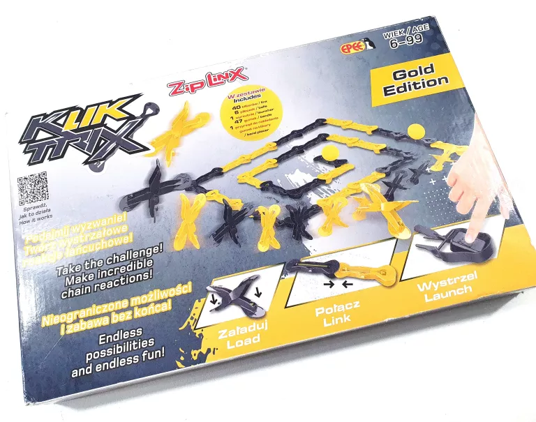 KLIK TRIX GOLD EDITION WYSTRZAŁOWE KLOCKI KONSTRUKCYJNE 6+ EPEE