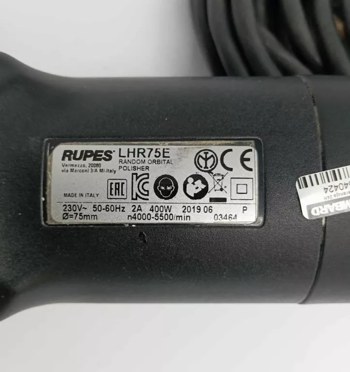 MASZYNA POLERSKA - RUPES BIG FOOT MINI LHR75E