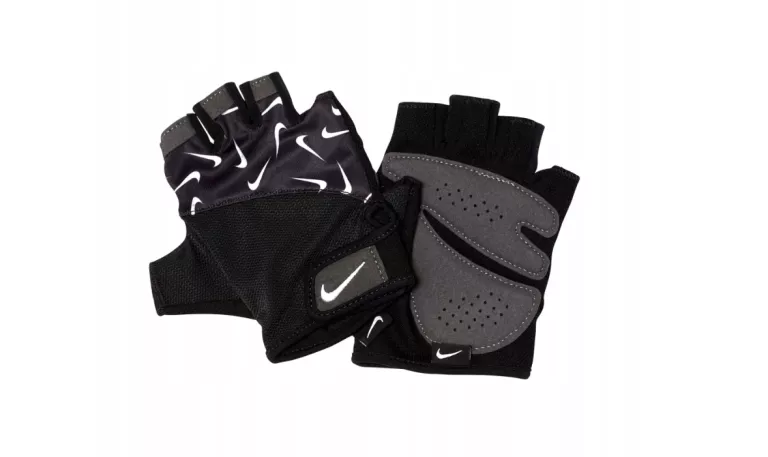 RĘKAWICZKI NA SIŁOWNIĘ, DAMSKIE, NIKE W GYM ELEMENTAL FG - CZARNE, ROZ. M