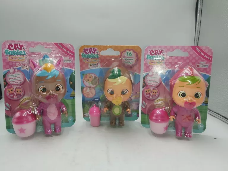 FIGURKA LALKA CRY BABIES PINK COLLECTION LUB TUTTI FRUTTI