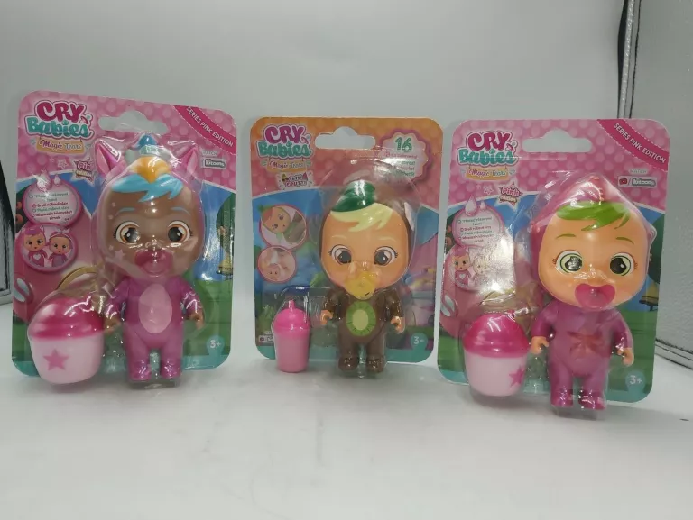 FIGURKA LALKA CRY BABIES PINK COLLECTION LUB TUTTI FRUTTI