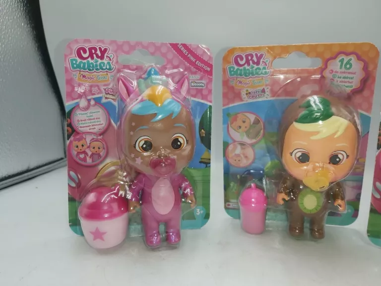 FIGURKA LALKA CRY BABIES PINK COLLECTION LUB TUTTI FRUTTI