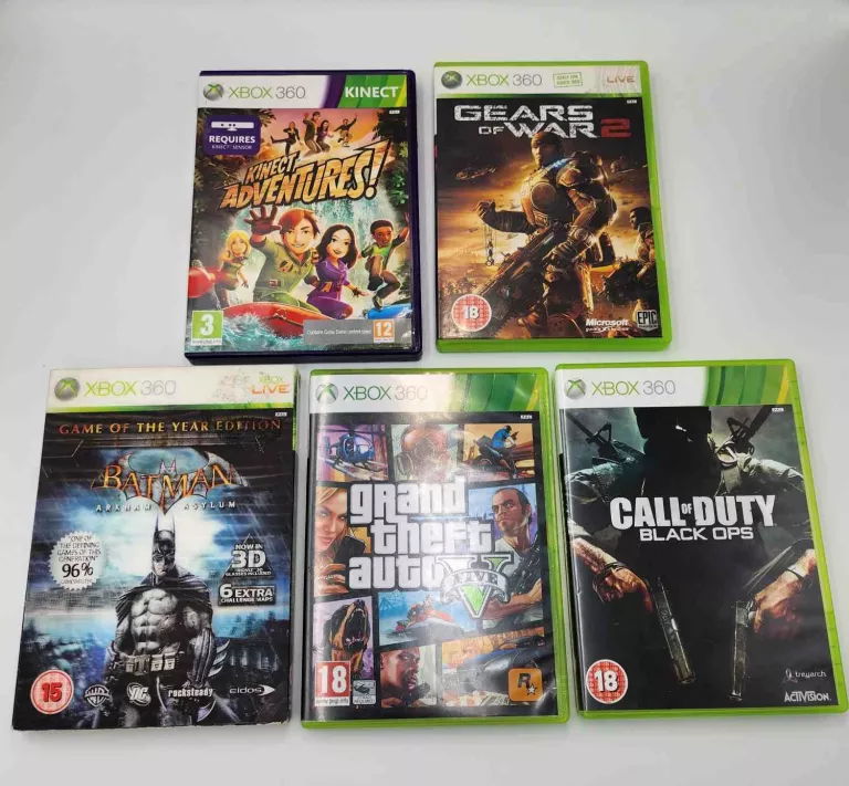 KONSOLA XBOX 360 250GB KINECT + DODATKI