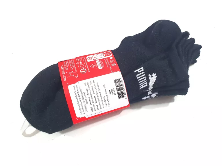 SKARPETY PUMA 3 PARY CZARNE 35-38