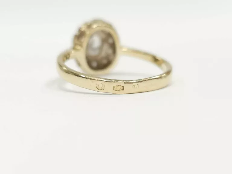 ZŁOTY PIERŚCIONEK [585] 2,70G R.13