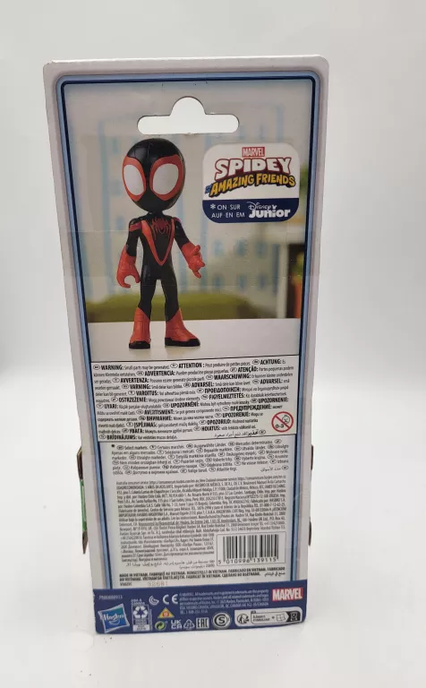 MARVEL SPIDEY AND HIS AMAZING FRIENDS SPIDERMAN FIGURKA CZARNY